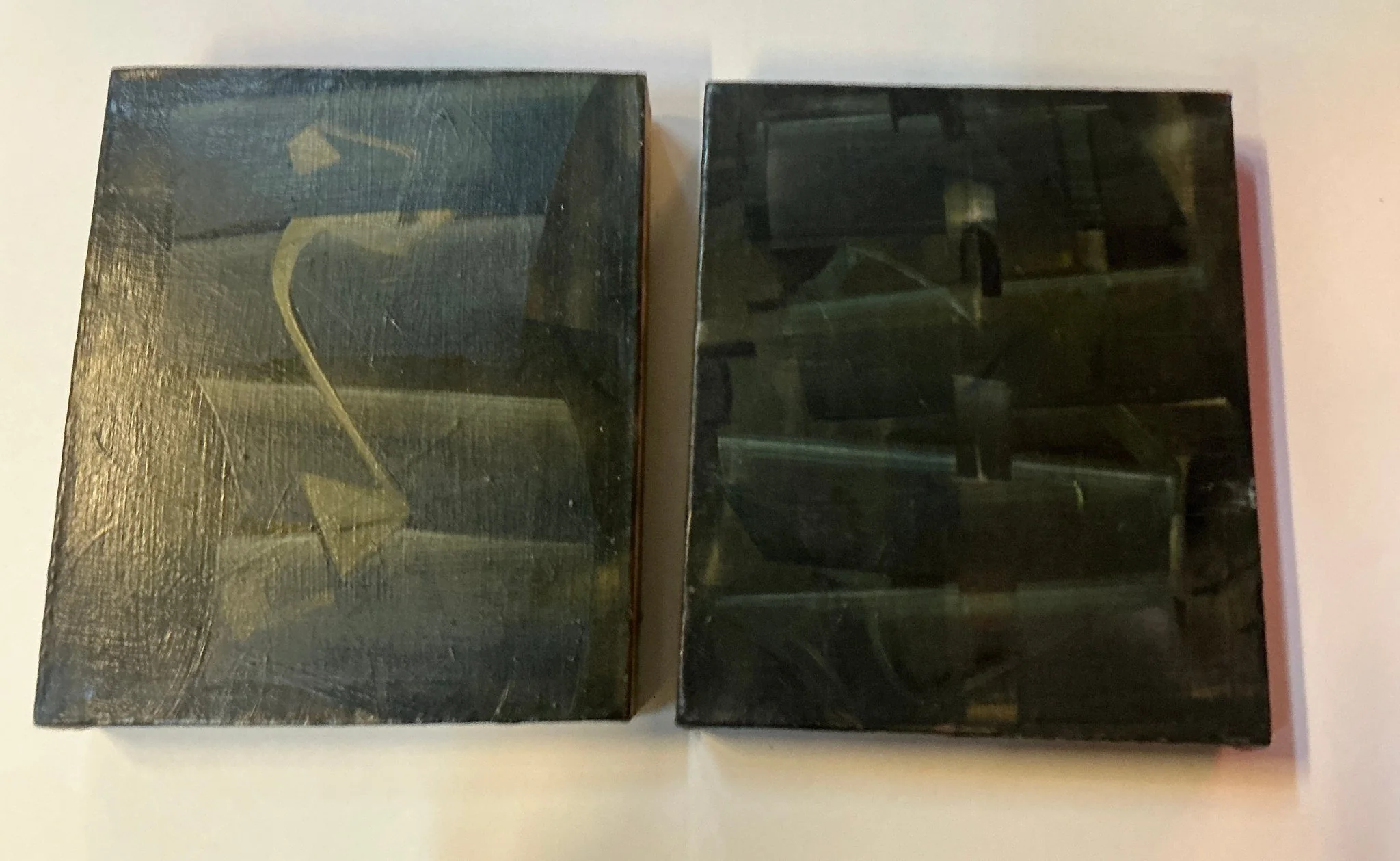 1991 untitled diptych by Marianne Stikas
