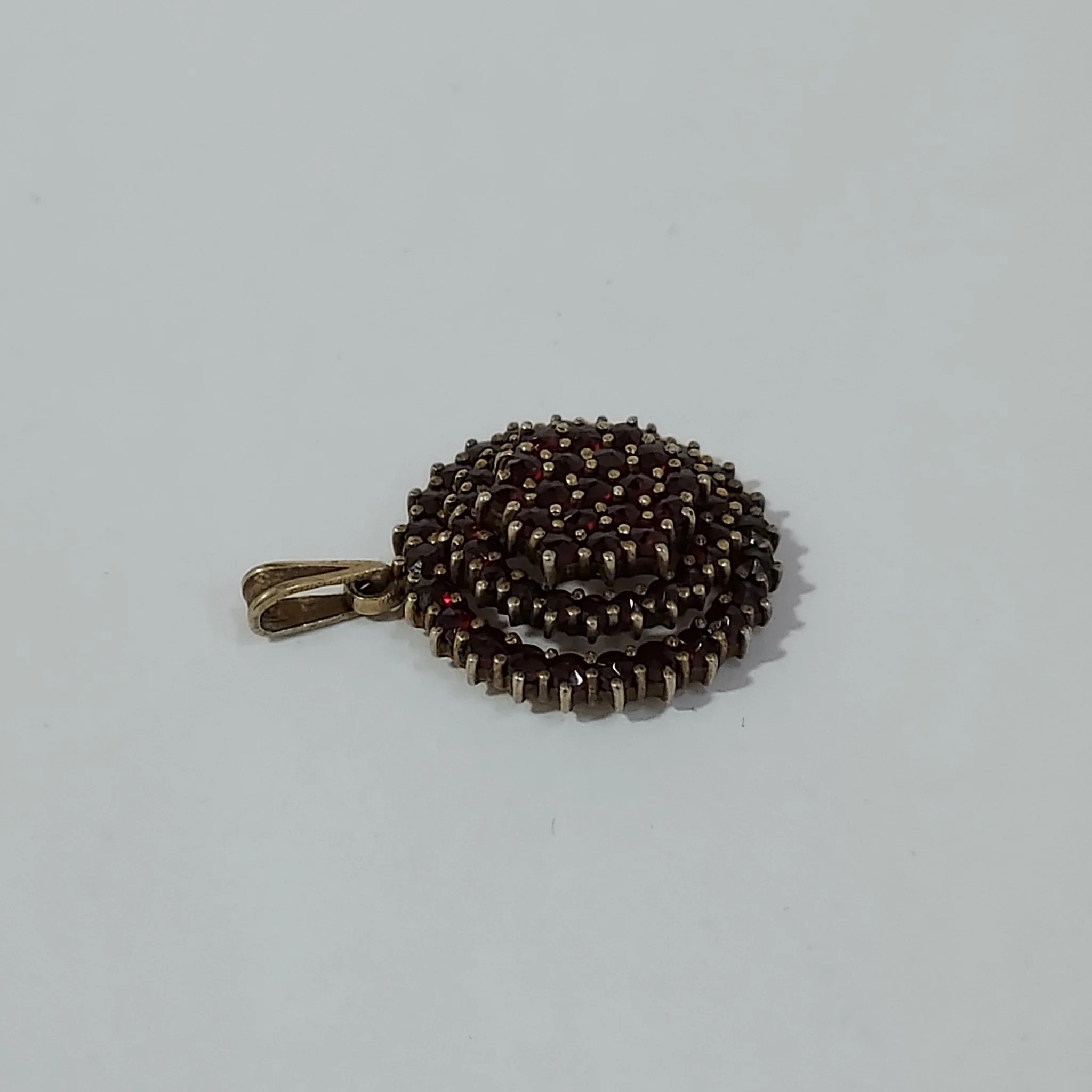 10K Gold & Garnet Pendant - Image 3