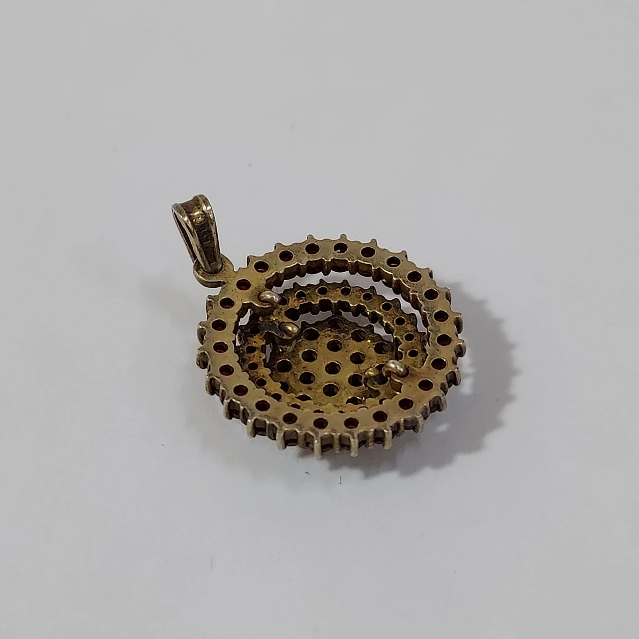10K Gold & Garnet Pendant - Image 6