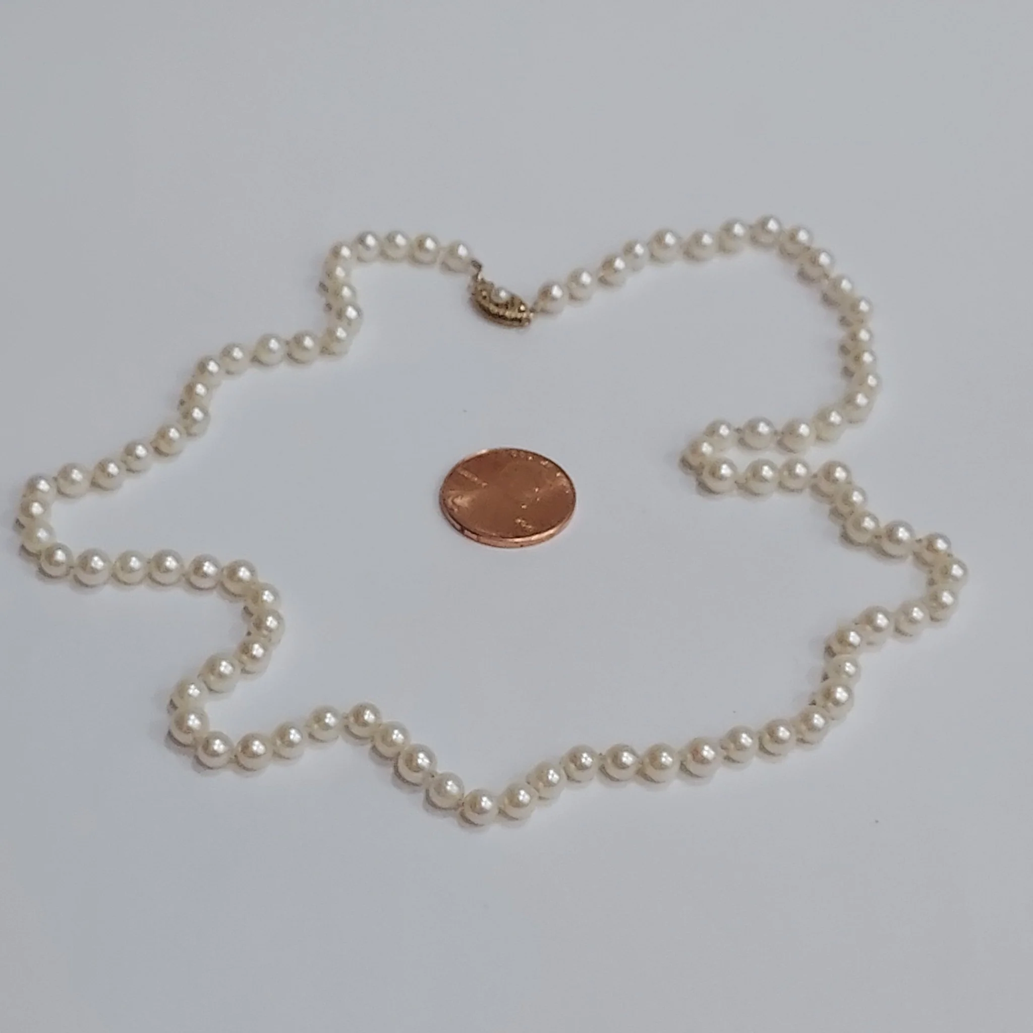 14K Gold & Pearl Necklace - Image 5