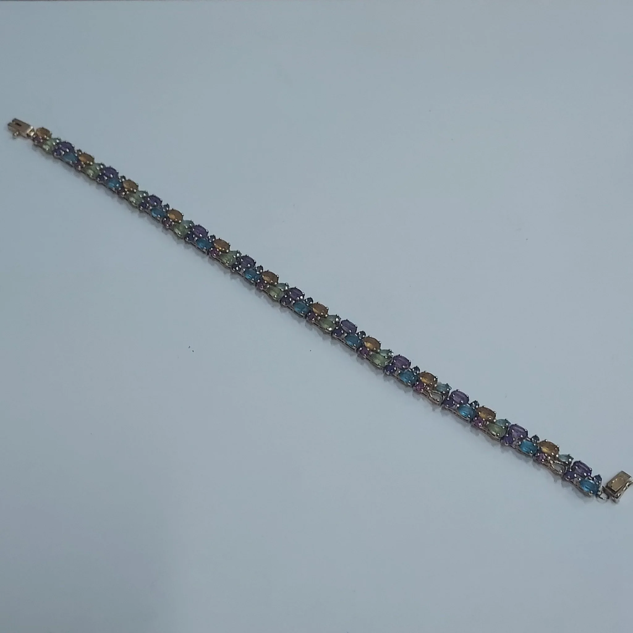 14K Gold & Stone Bracelet - Image 5