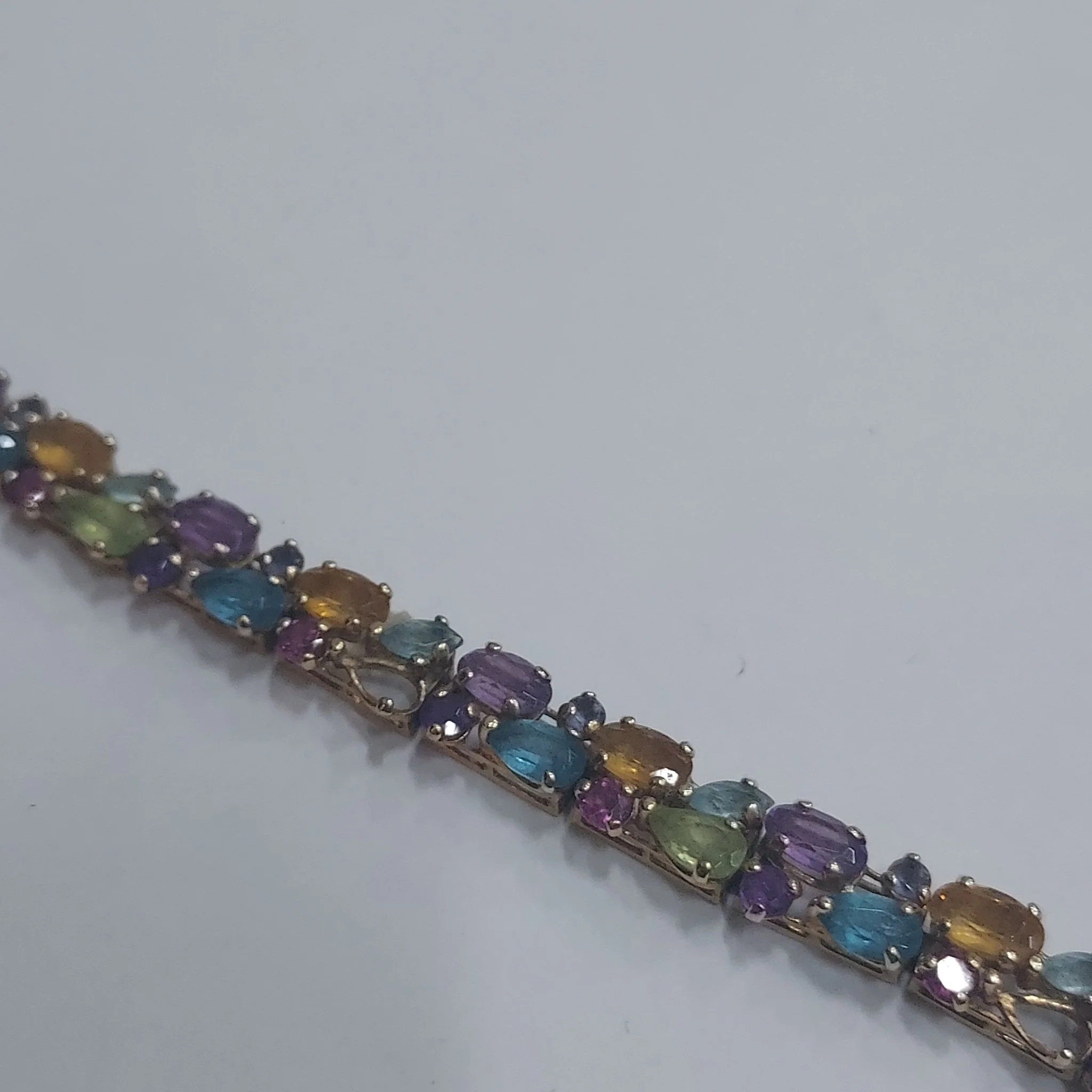 14K Gold & Stone Bracelet - Image 7