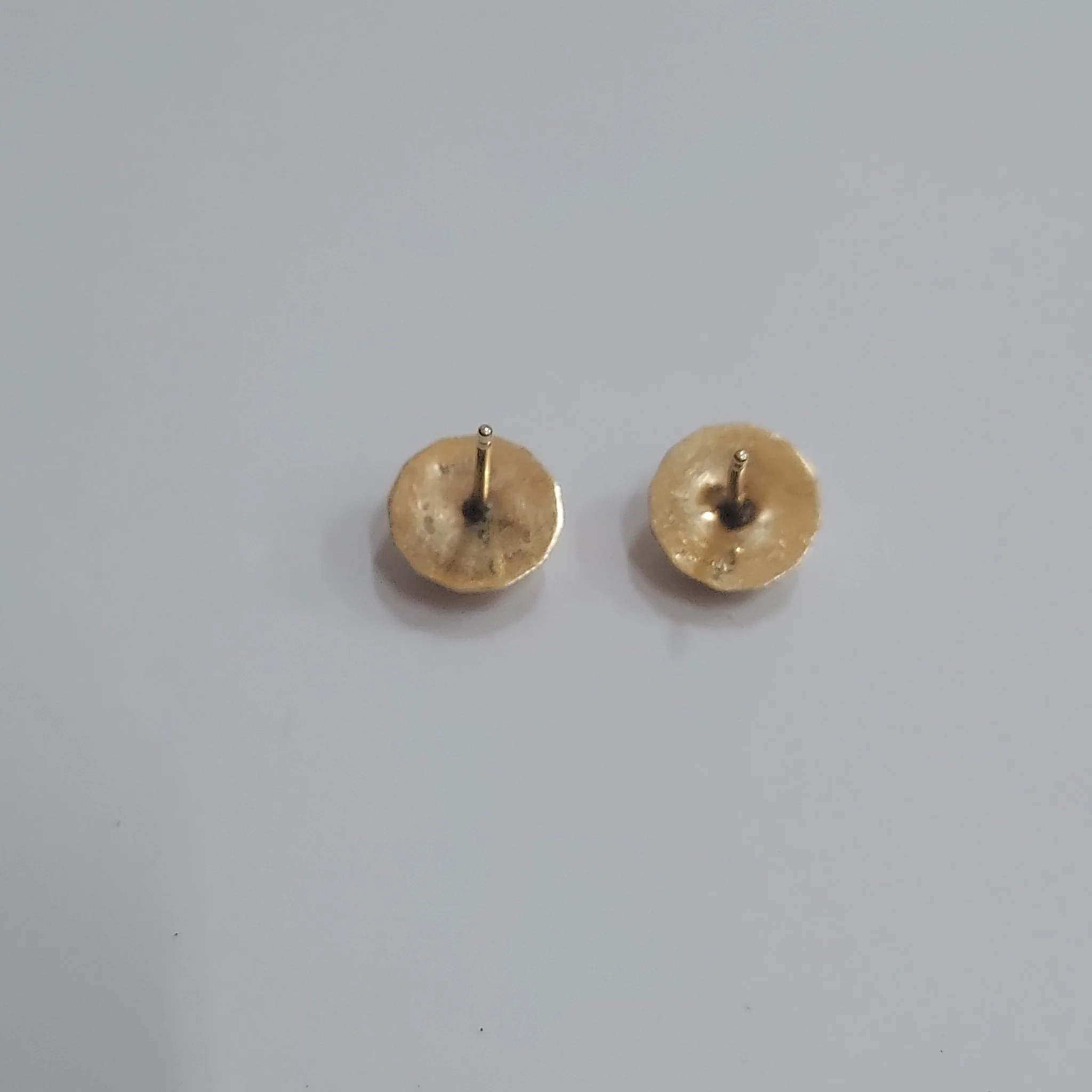 14K Gold Dome Studs - Image 3