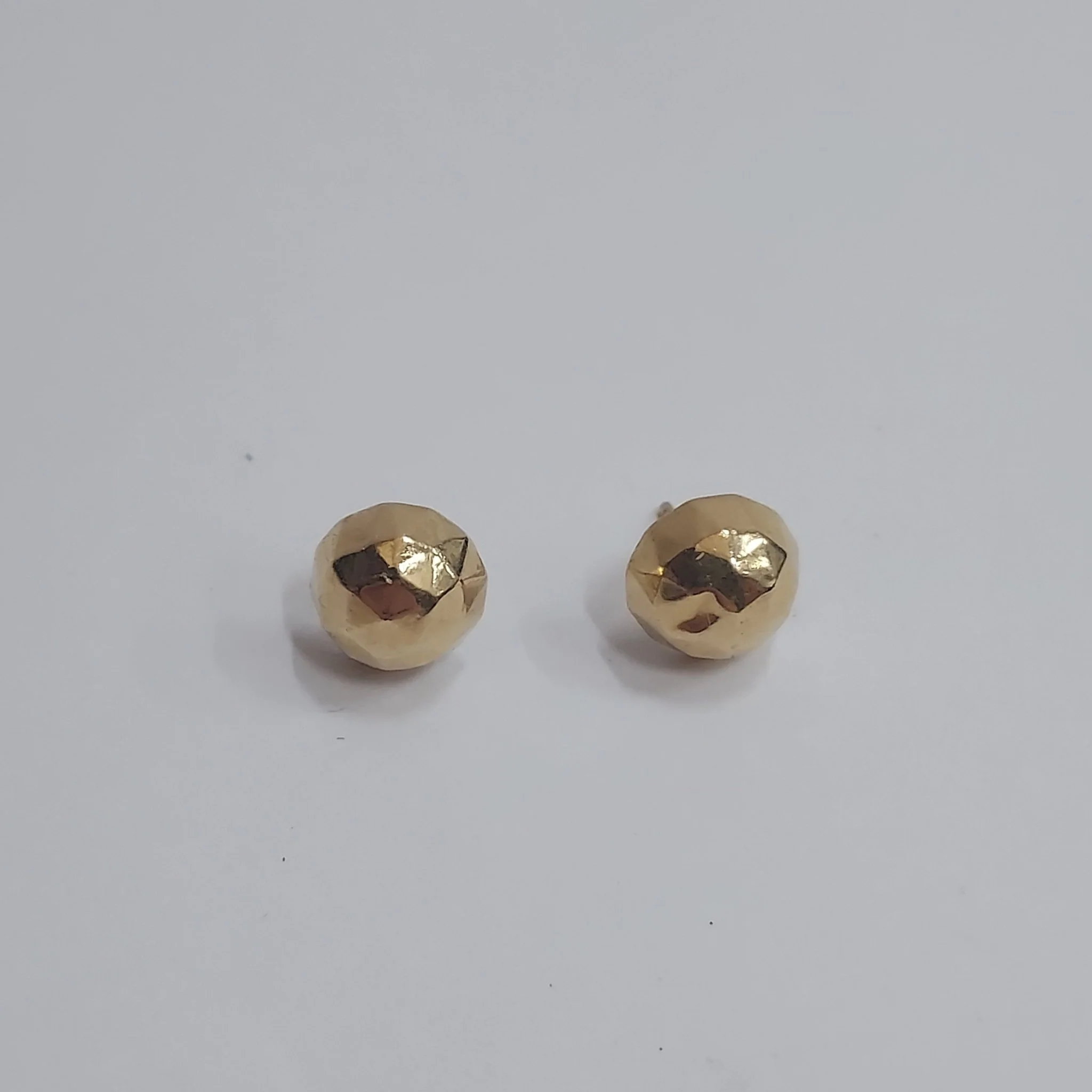 14K Gold Dome Studs - Image 4