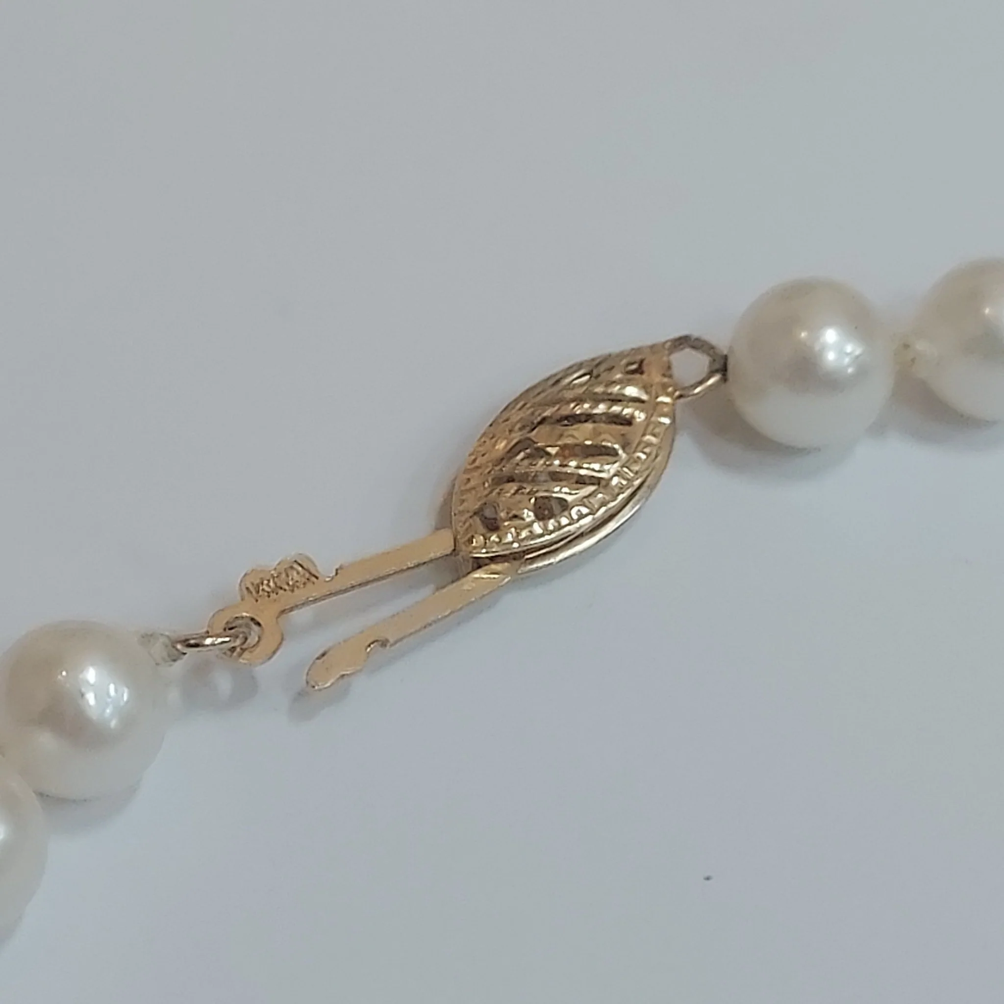 14K & Pearl Necklace - Image 4