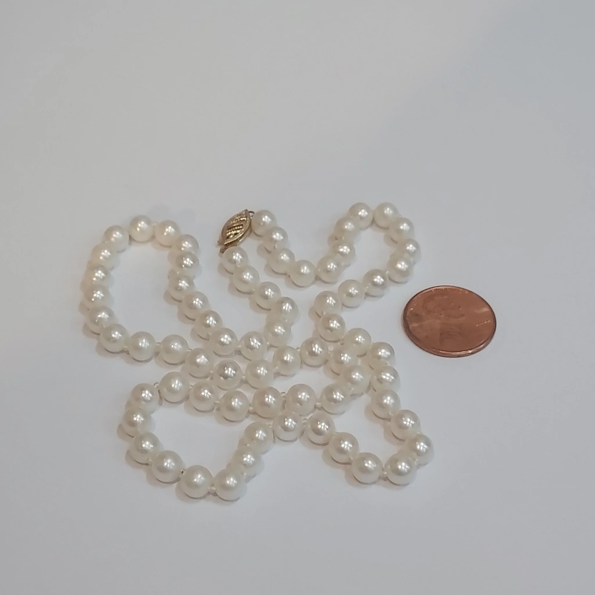 14K & Pearl Necklace - Image 5