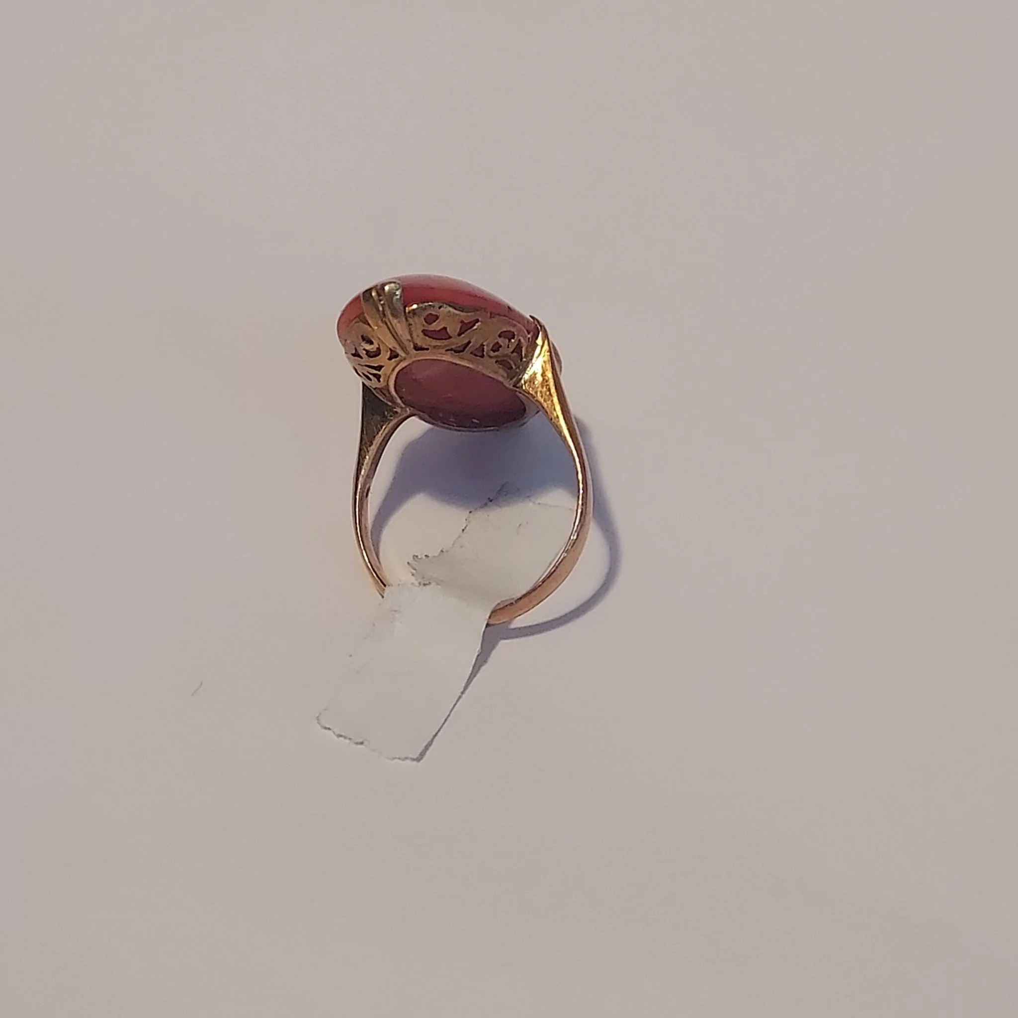 14K & Sea Coral Ring - Image 3