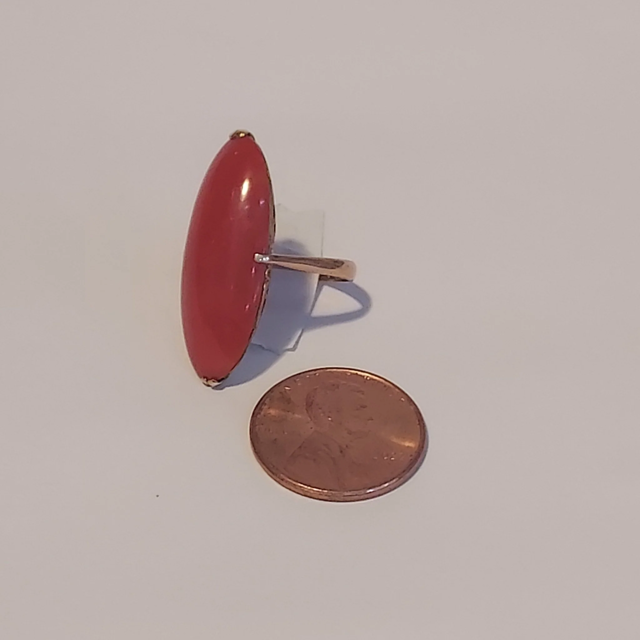 14K & Sea Coral Ring - Image 6