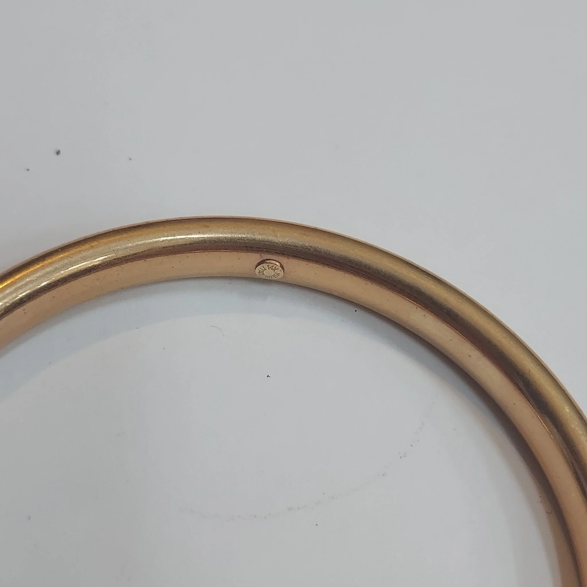 14K Gold Bangle - Image 5