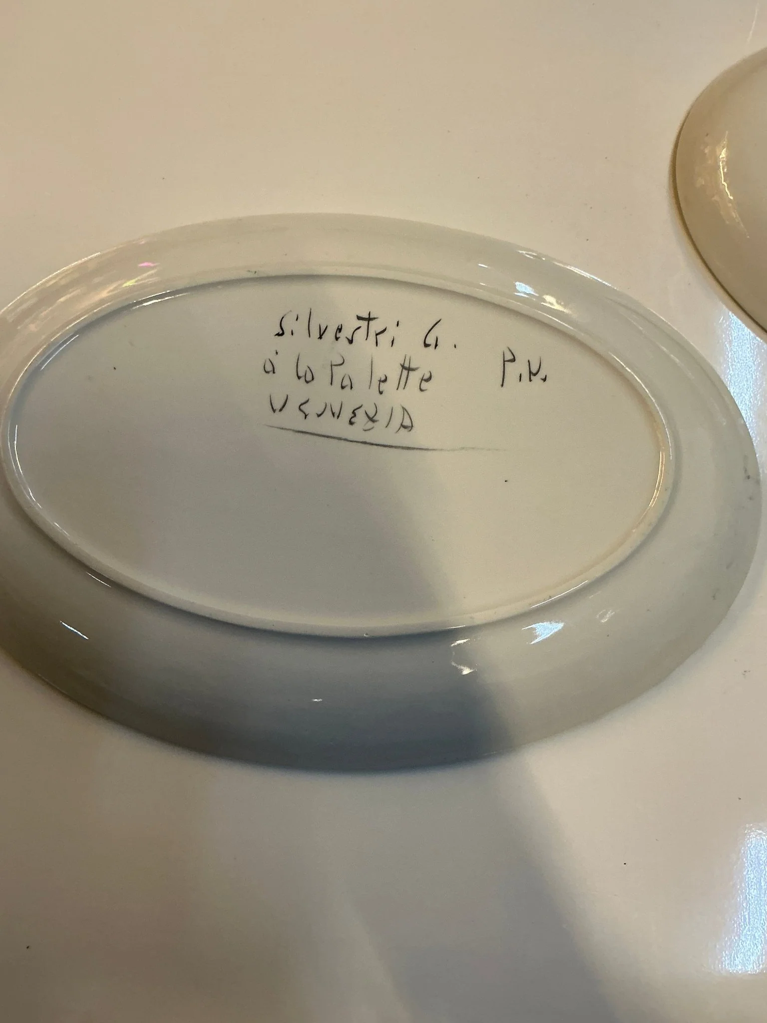 20th c. Silvestri ceramic plates - Image 4