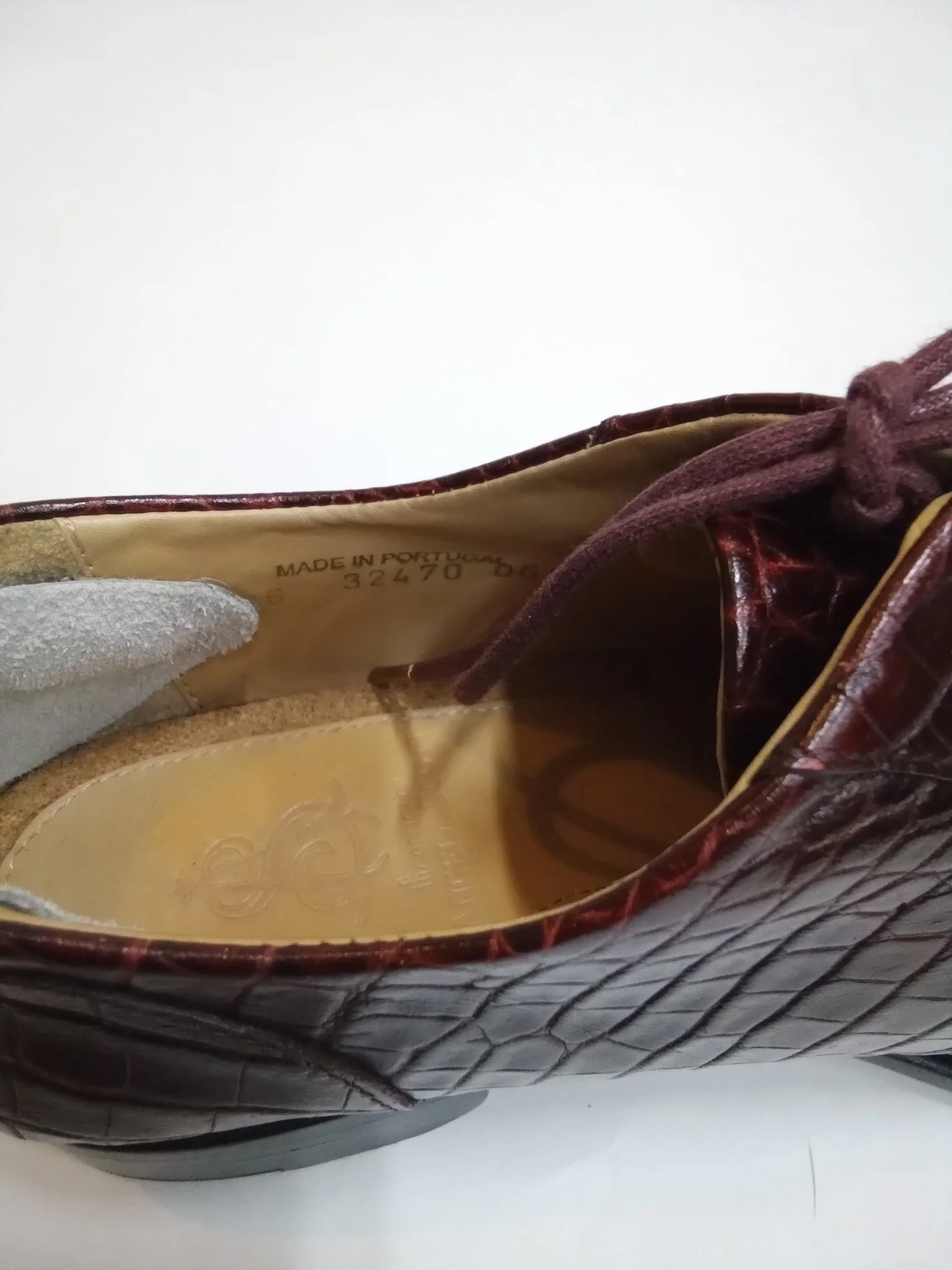 The Office of Angela Scott Maroon Leather Oxfords - Image 7