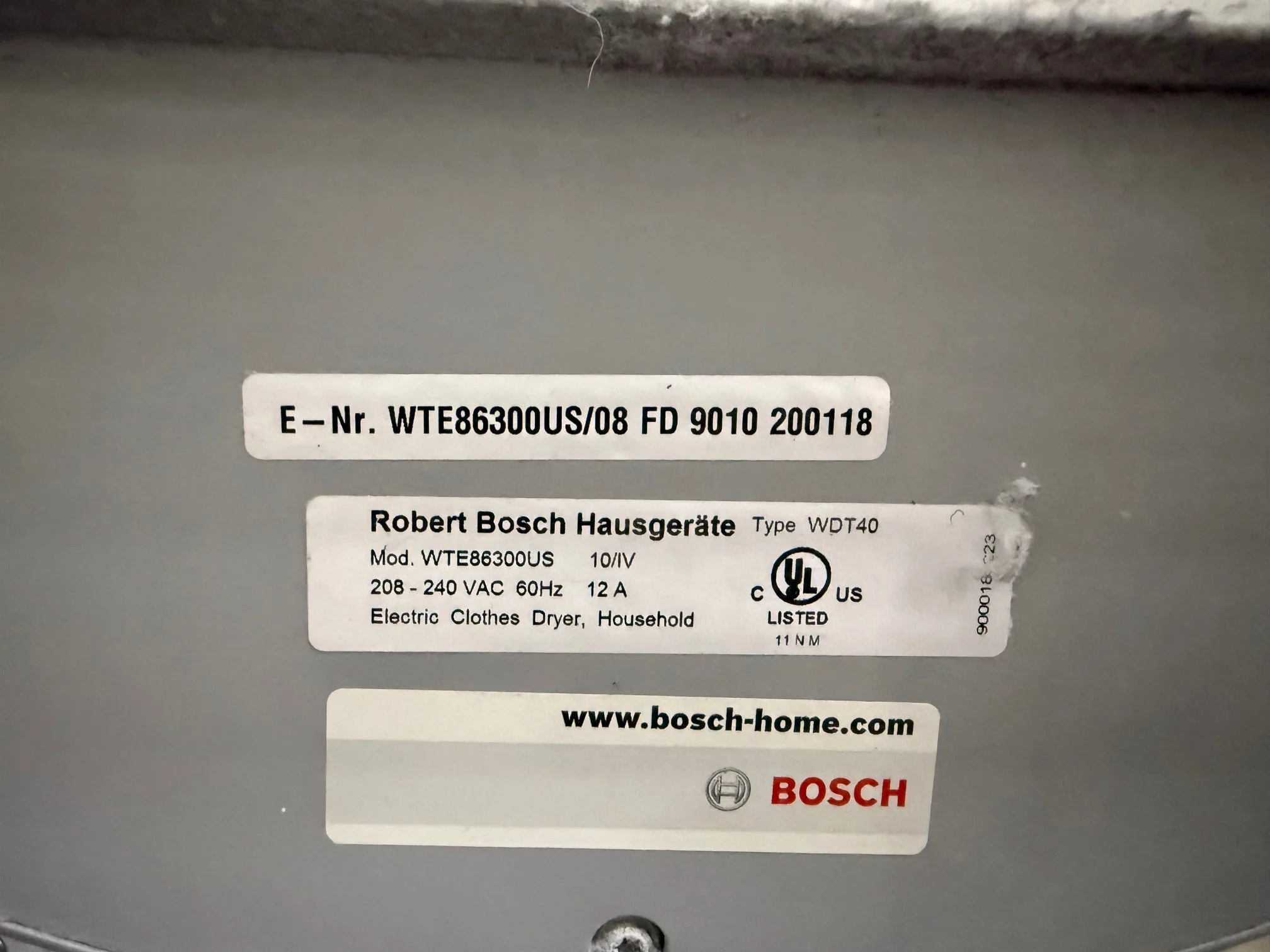 Bosch Axxis Dryer + 300 Series washer - Image 6