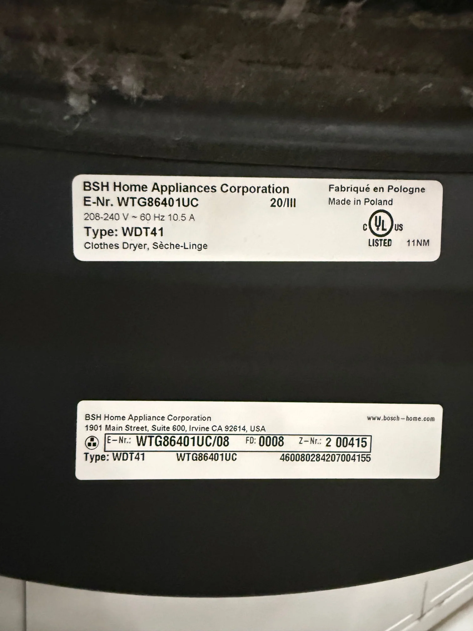 Bosch Washer Dryer 500 Series - Image 6