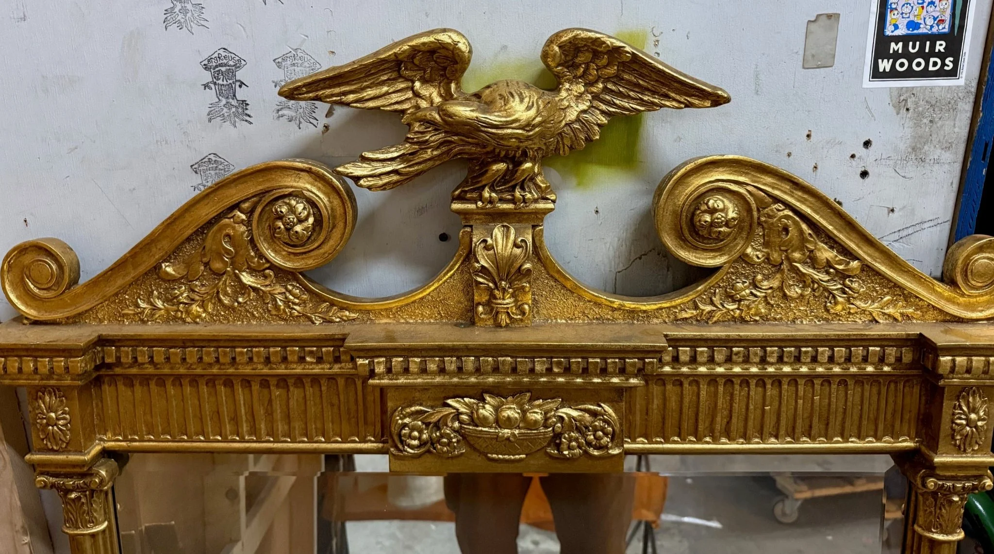 Colonial/ Federalist Beveled Mirror - Image 3