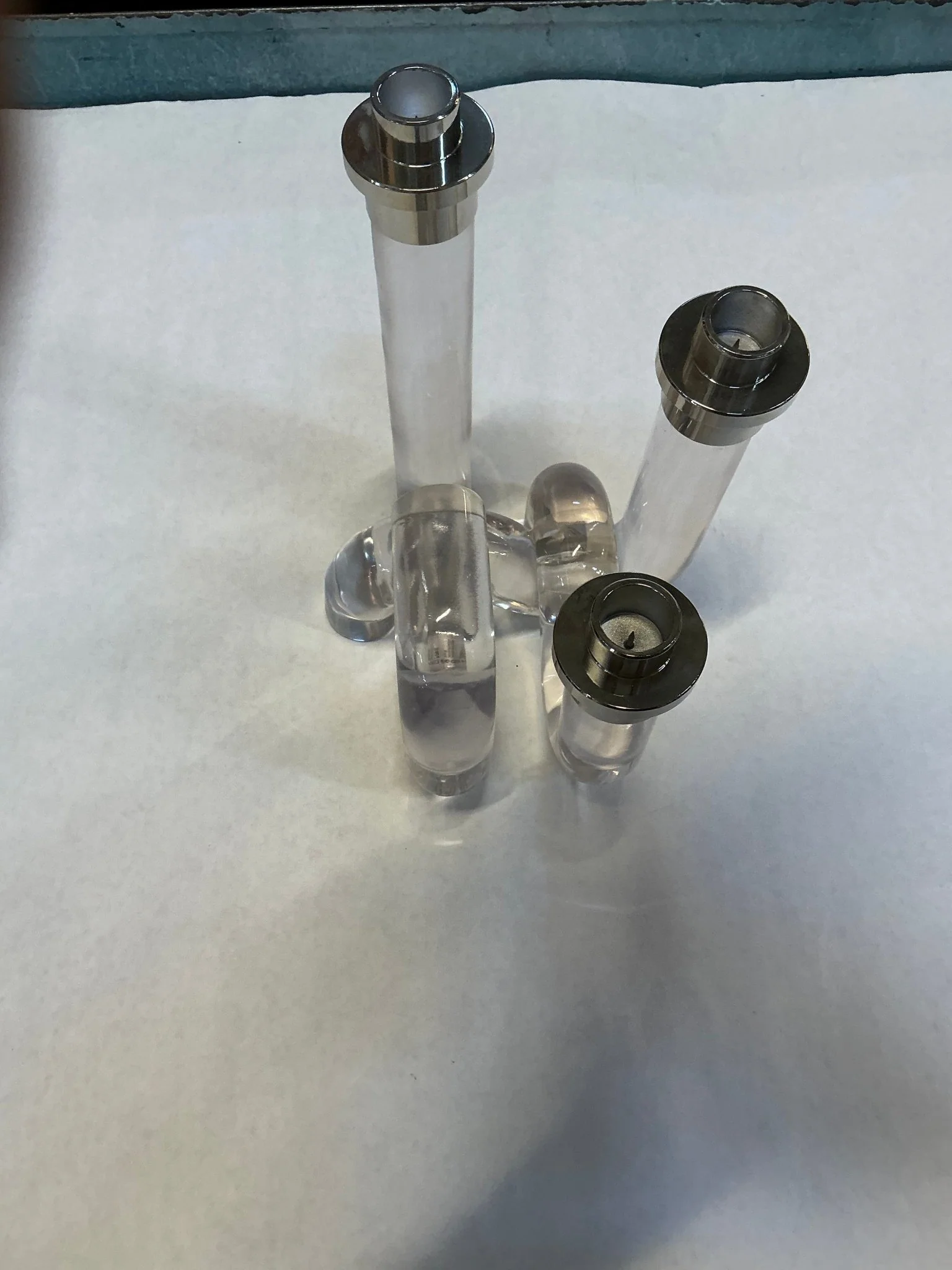 Jonathan Adler lucite candle holder - Image 3