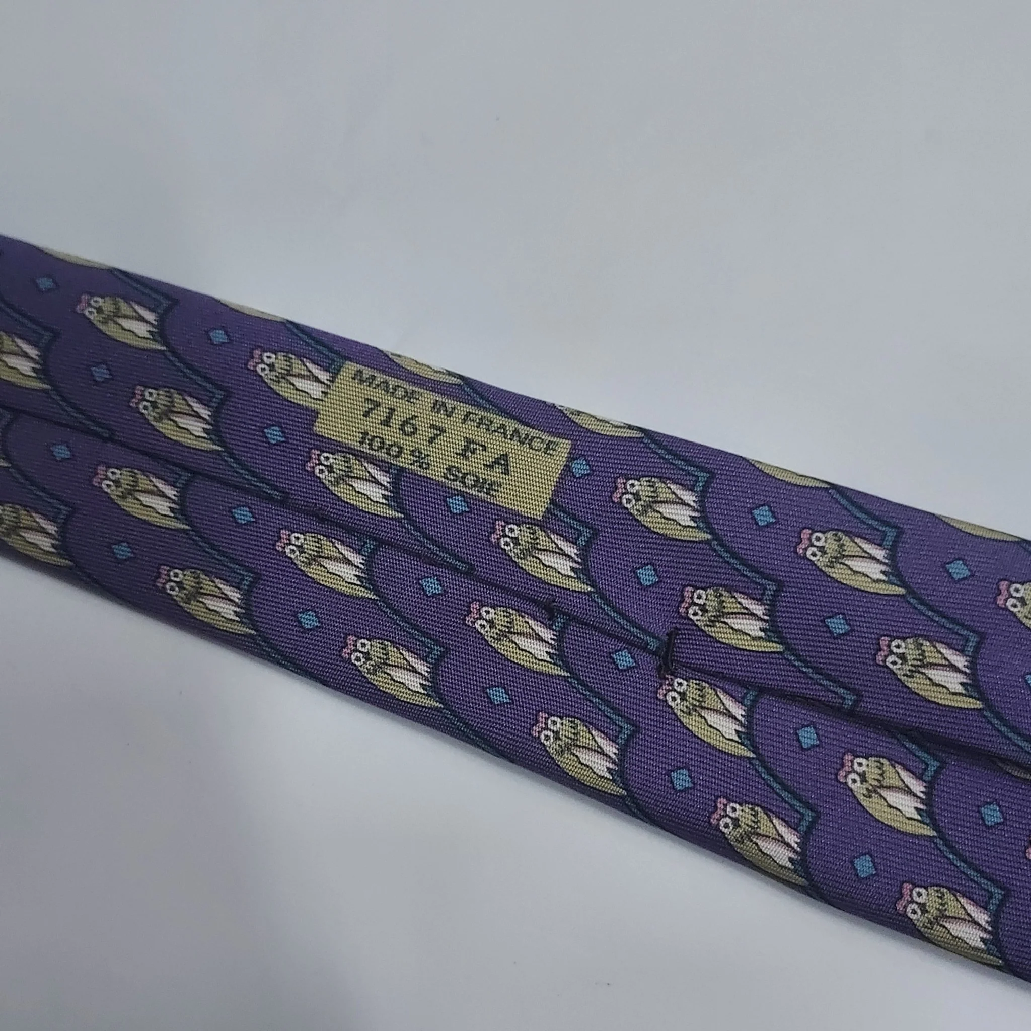 Hermès Silk Tie - Image 7