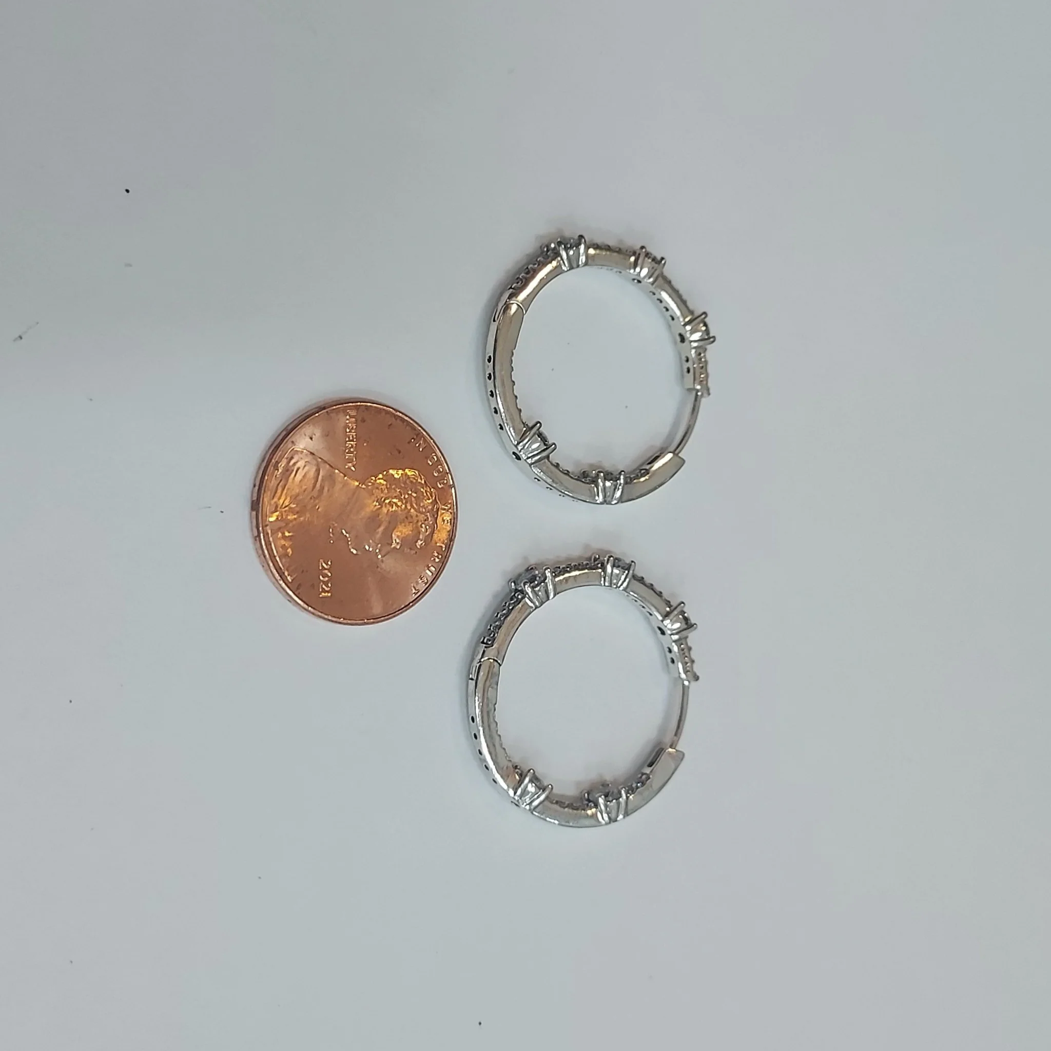 Pandora Sterling Earrings - Image 7