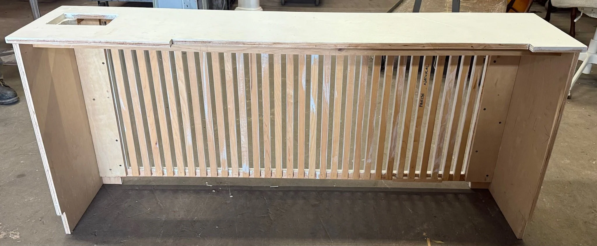 Radiator Cover Notched w/hole - Image 3