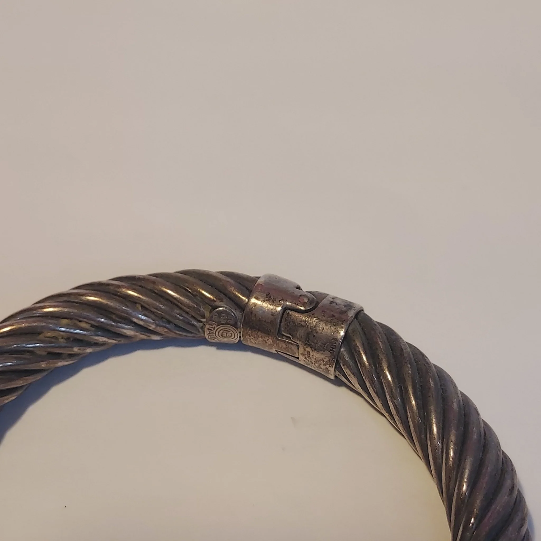 Sterling & 14K Bracelet - Image 6