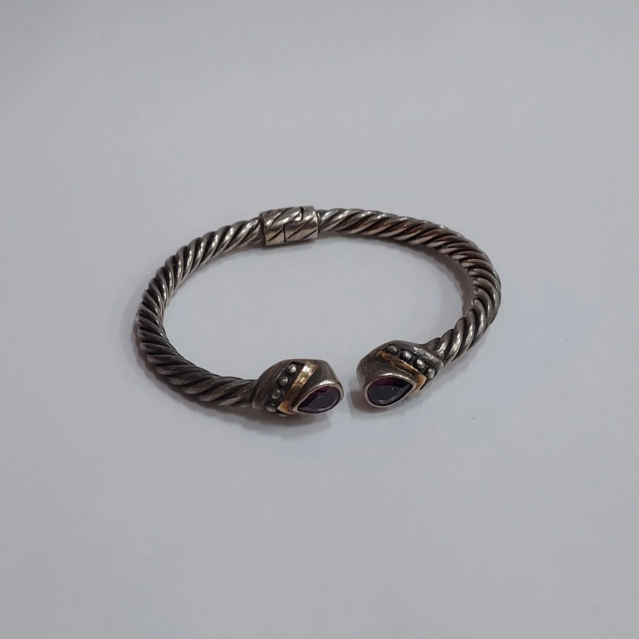 Sterling Silver & 18K Bracelet