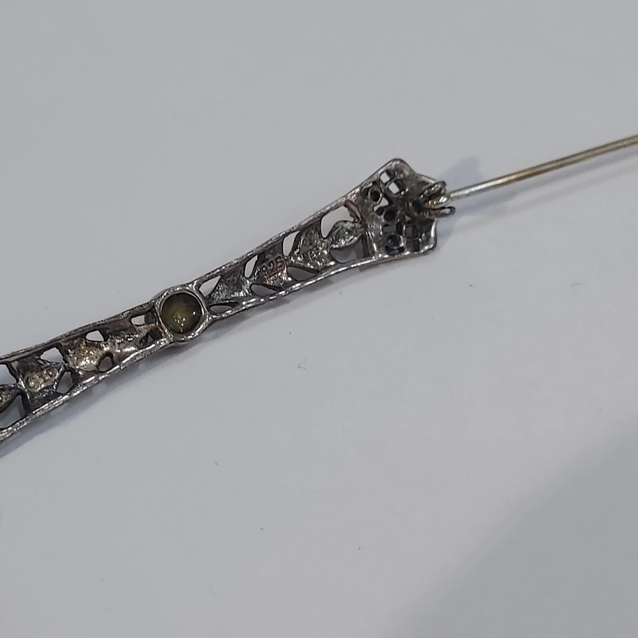 Sterling & Stone Brooch - Image 5