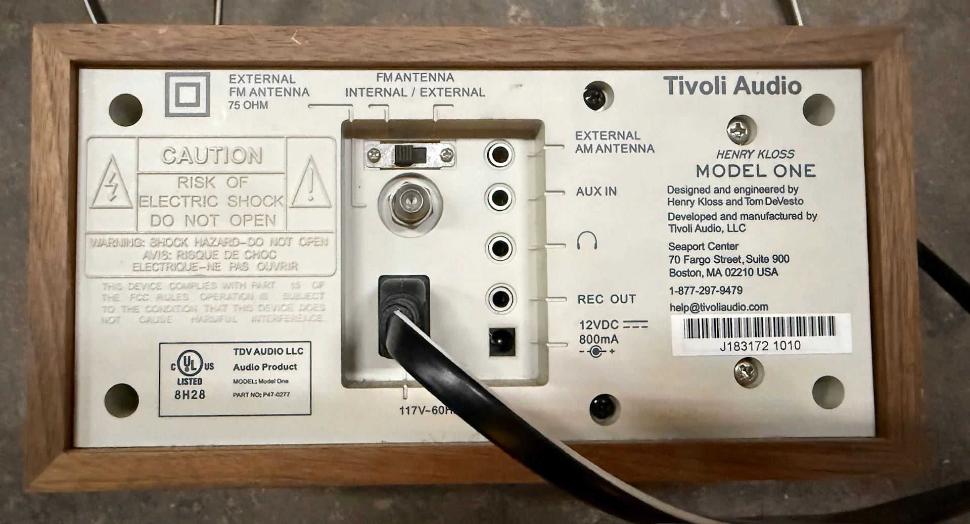 Tivoli Audio Henry Kloss Model One - Image 2