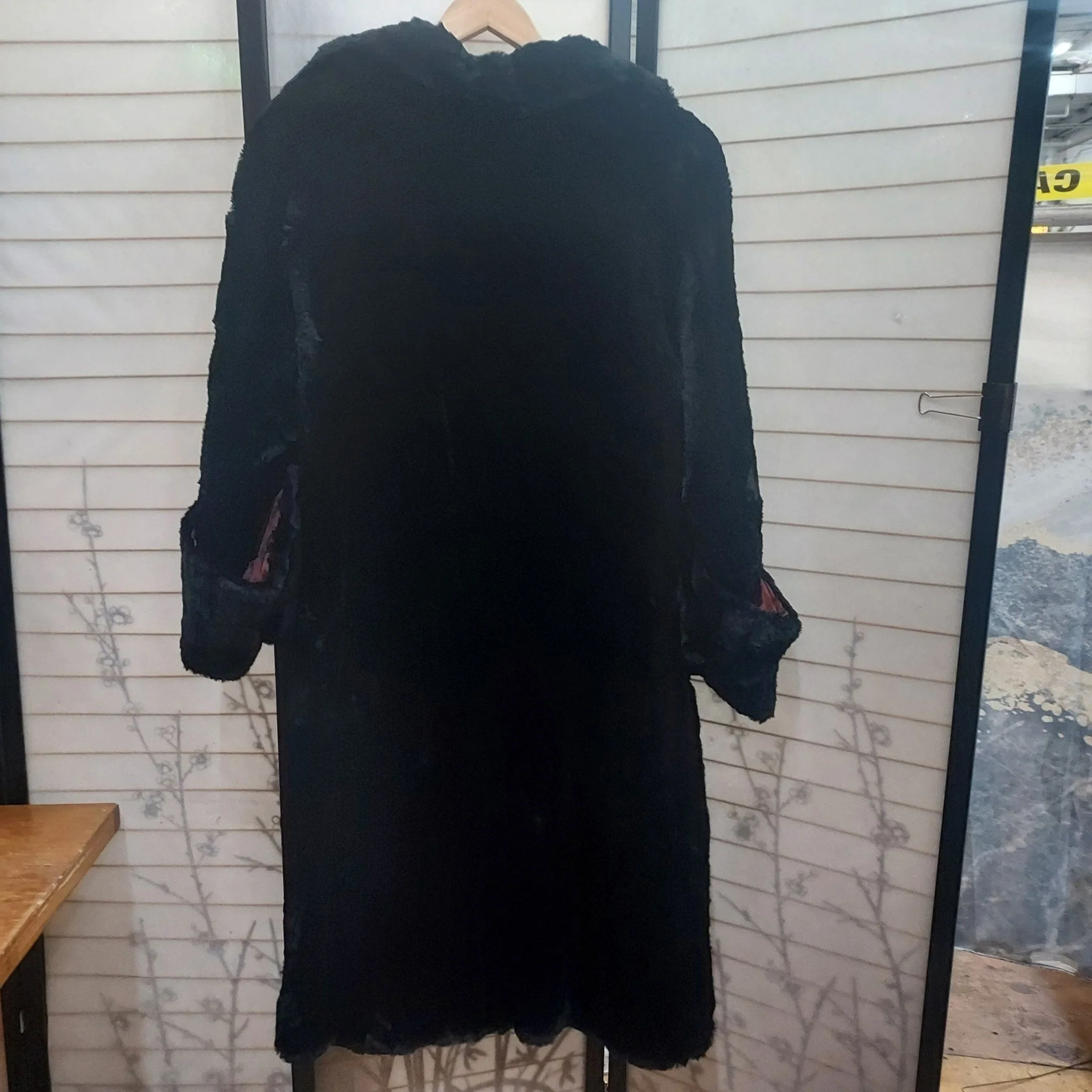 Vintage Black Fur Coat - Image 11