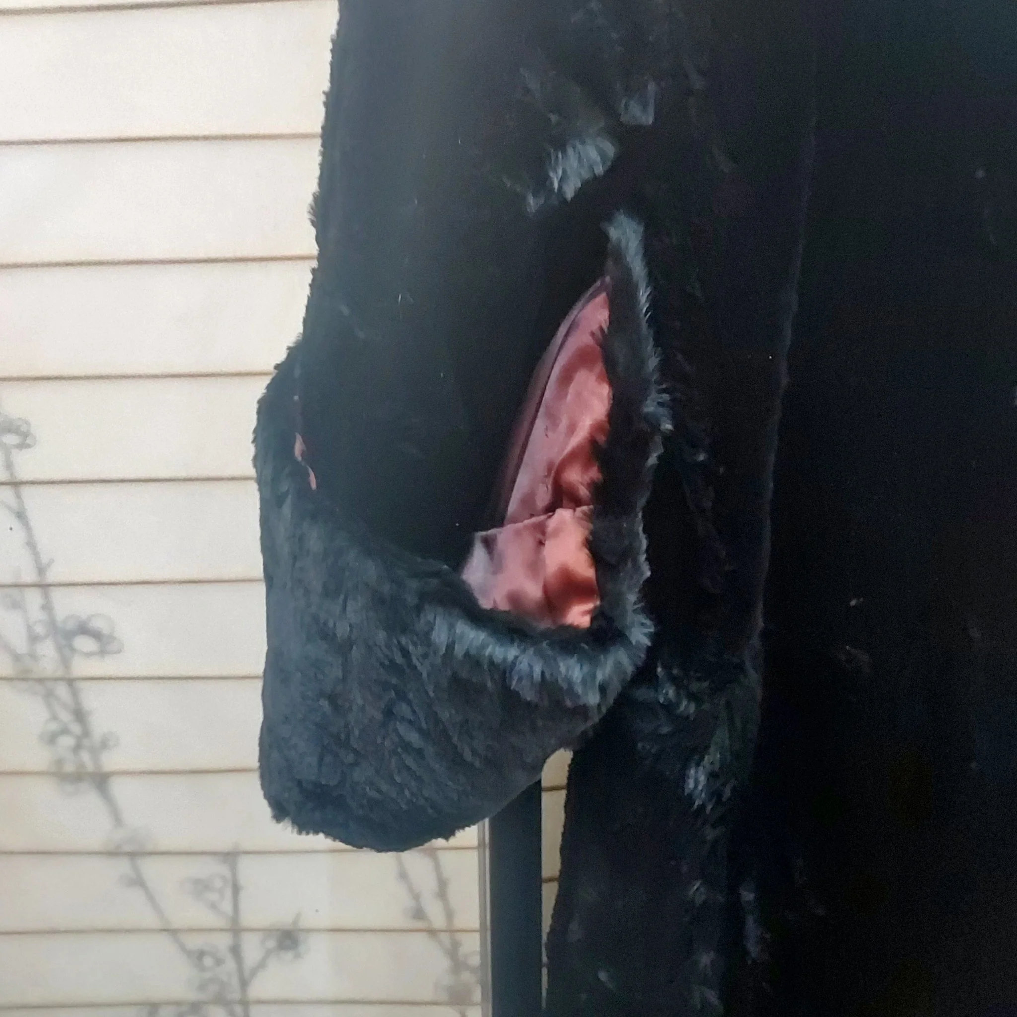Vintage Black Fur Coat - Image 12