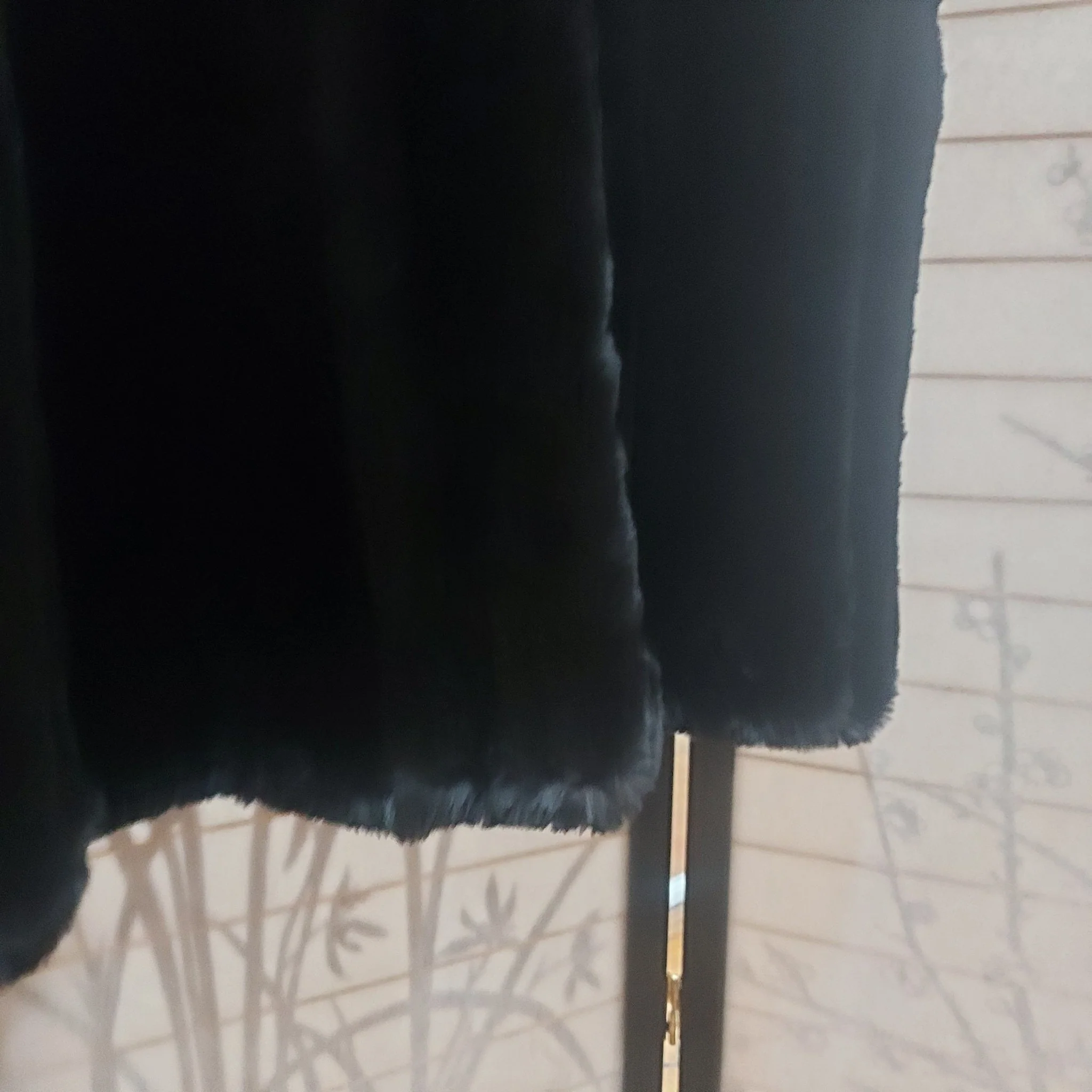 Vintage Black Fur Coat - Image 6