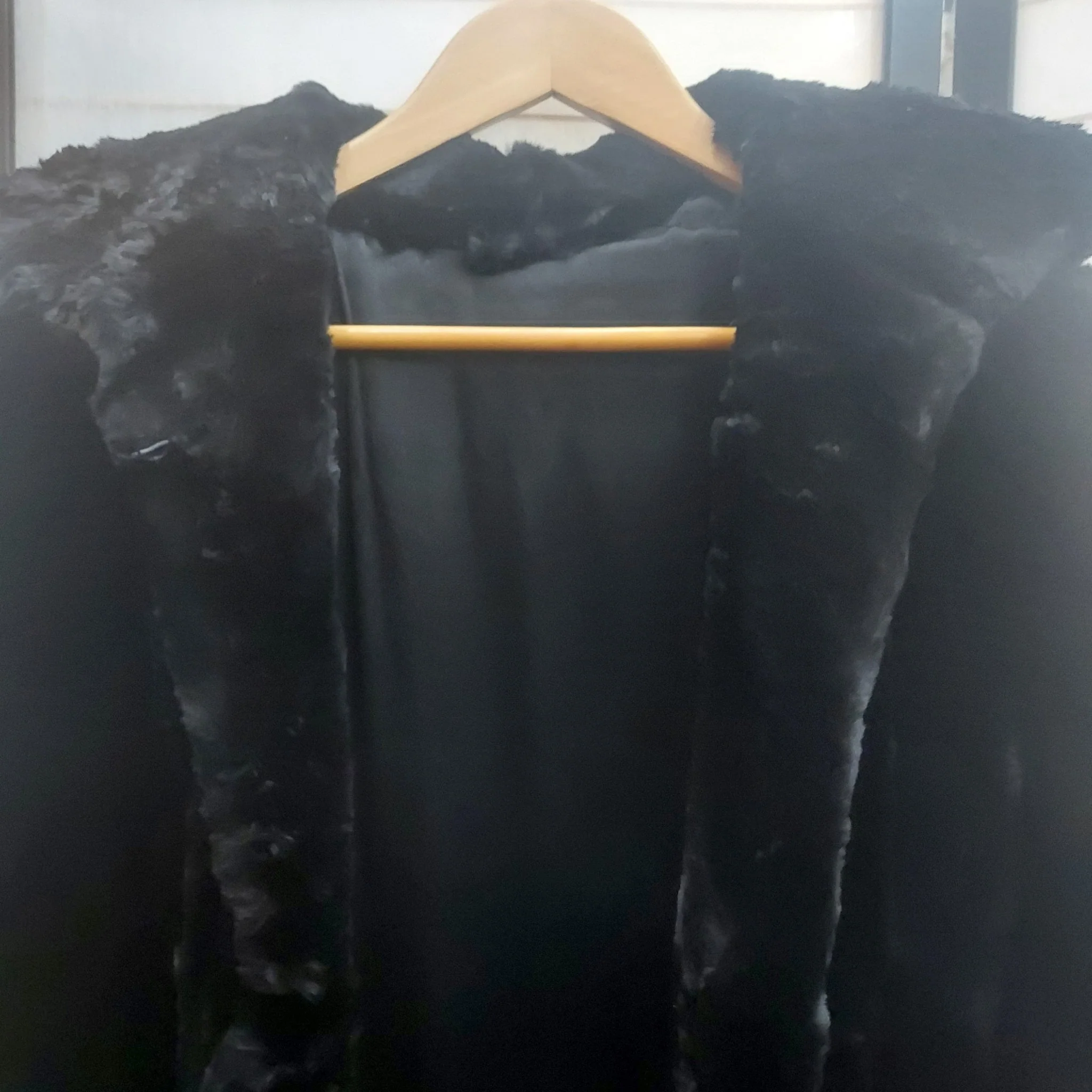 Vintage Black Fur Coat - Image 7